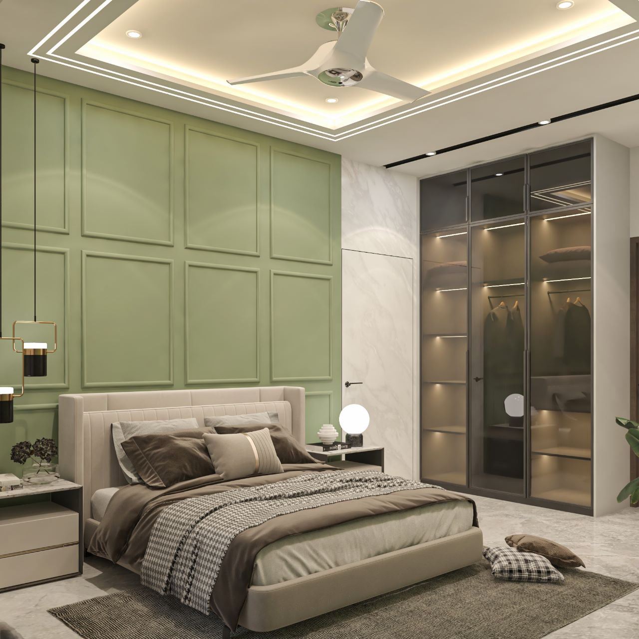 Bedroom Interior Renovation Services  Size: 22×20 ft | Starting From: ₹12L