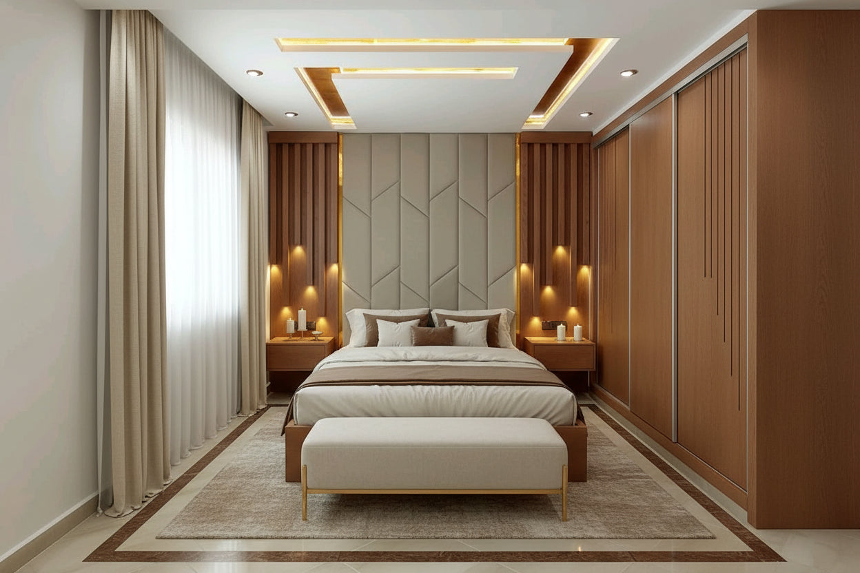 Bedroom Interior &amp; Renovation Services  Size: 12×10 ft | Starting From: ₹3.5L