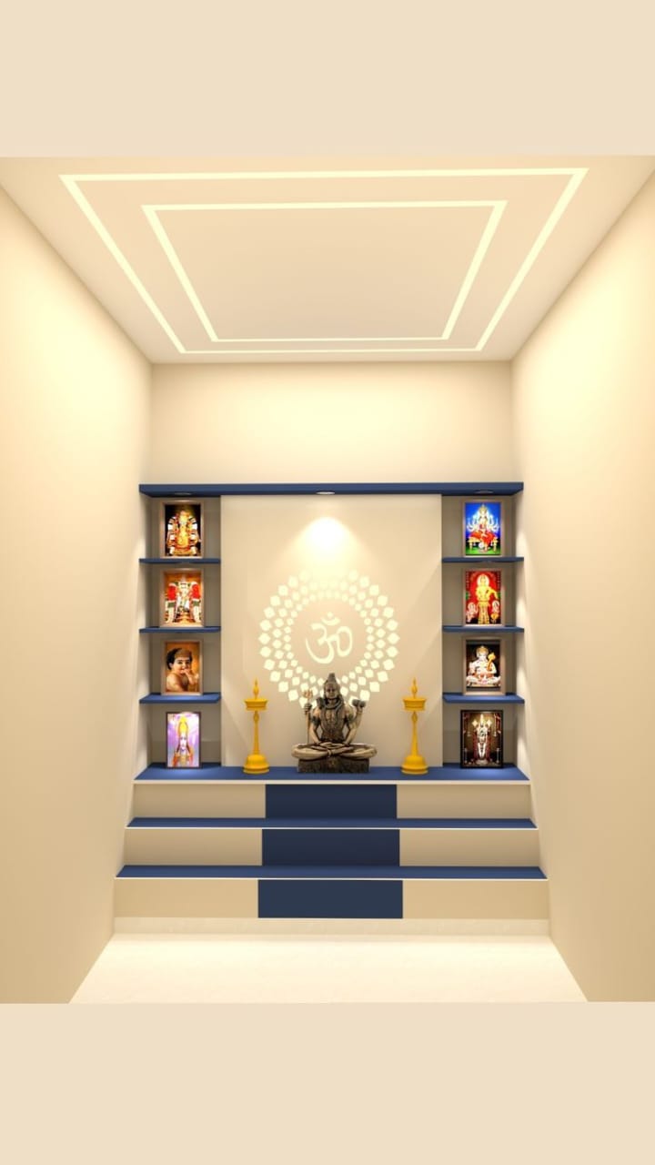 Pooja Unit Interior Services Starting From: ₹2.5L